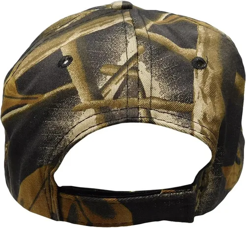 Vista 5 de Liberty Or Death 2nd Enmienda 1791 - Gorra de béisbol bordada ajustable de camuflaje de árbol real, Multi