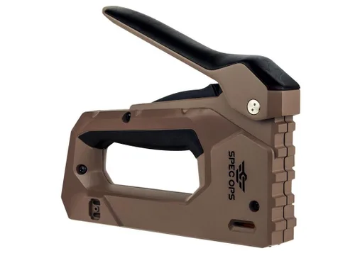 Vista 2 de Spec Ops Tools Pistola de grapas de alta resistencia, grapas de 1/4" - 9/16", clavos de 18-calibre, esfuerzo reducido