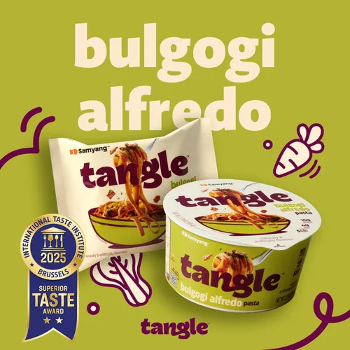 Vista 7 de Tangle Bulgogi Alfredo - Pasta instantánea, 0.53 oz de proteína