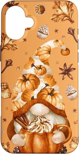 Vista 25 de Thanksgiving Gnome Love Pumpkin Spice Cute Fall Yall Pattern Case for iPhone 17