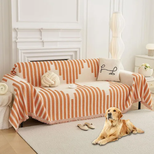Vista 16 de HAOMAIJIA Fundas de Sofá Boho para Sofá de 2 Cojines - Amigable con Mascotas, Funda Suave y Gruesa Antideslizante para Perros - Protector de Muebles