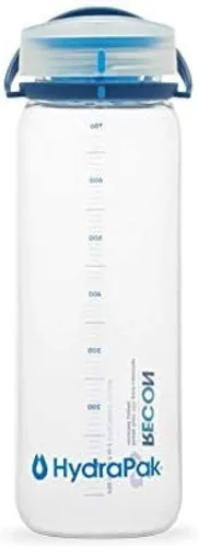 Vista 10 de HydraPak Recon Twist & Sip - Wide Mouth Recycled Plastic Water Bottle (24oz or 32oz) - Eco Friendly, BPA Free, Easy Carry