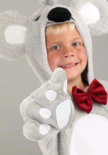 Vista 5 de Disfraz de Koala Elegante para Niños Pequeños Multicolor