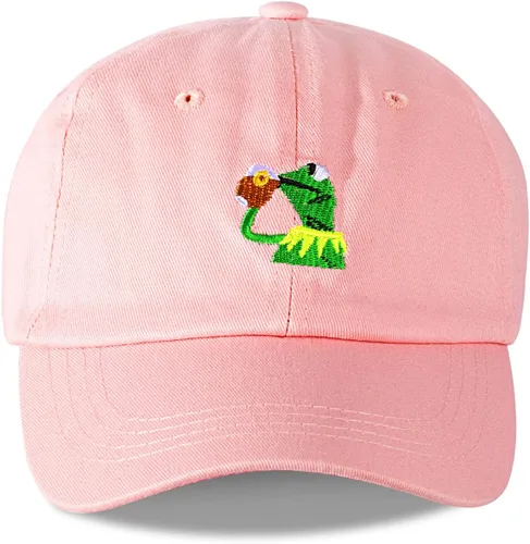 Vista 18 de Gorra de béisbol bordada Kermit The Frog ajustable, unisex, clásica, para papá