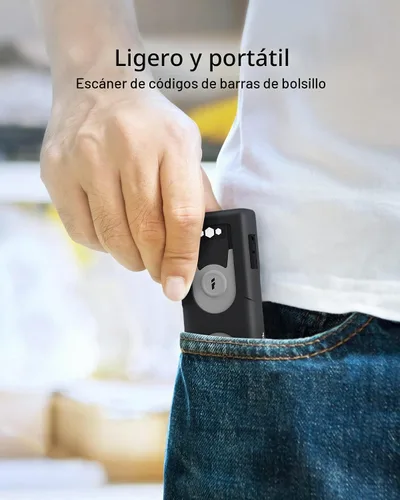 Vista 6 de Inateck Escáner de código de barras Bluetooth 1D Adaptador USB 2.4Ghz