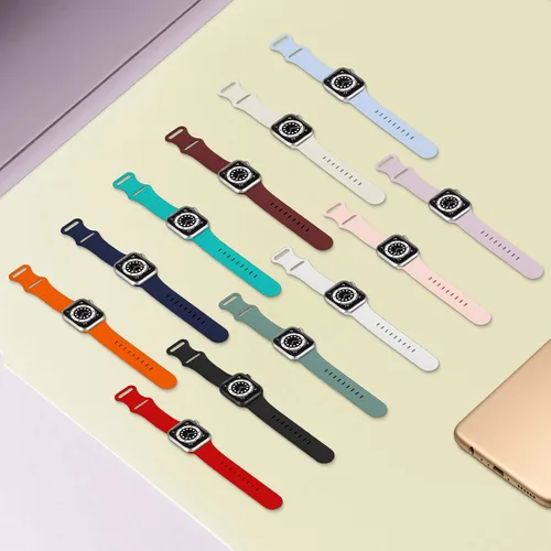 Vista 5 de Paquete de 5 correas clásicas compatibles con Apple Watch de 1.496 pulgadas, 1.575 pulgadas, 1.614 pulgadas, 1.654 pulgadas, 1.732 pulgadas, 1.772