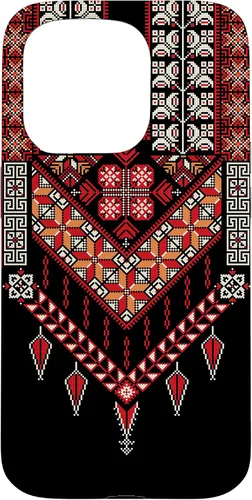Vista 14 de Funda para iPhone 16 con diseño tradicional de palestina para mujeres palestinas
