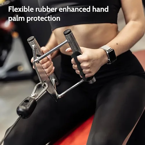 Vista 4 de Guantes antideslizantes de fitness para hombres y mujeres: agarre antideslizante de goma para gimnasio, almohadillas ergonómicas antideslizantes