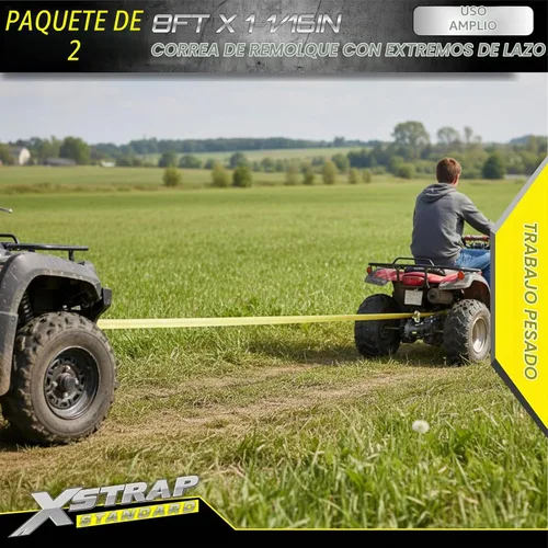 Vista 2 de XSTRAP STANDARD 2PK 1-3/4 pulgadas x 8 pies Eslinga de elevación de correas