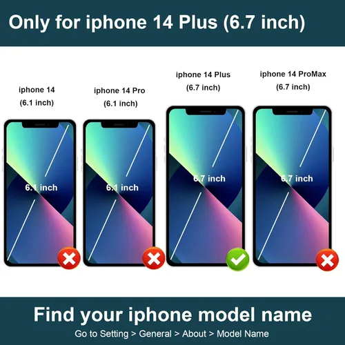 Vista 23 de Folosu Funda tipo billetera compatible con iPhone 14 con soporte para tarjetas, soporte de anillo para dedo con rotación de 360° y función atril
