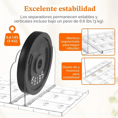 Vista 3 de Lifewit Organizador de Bolsos para Armario, Organizador Transparente de Almacenamiento de Bolsos, Soporte Ajustable para Bolsos para Organización