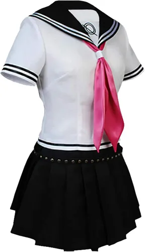 Vista 2 de Mioda Ibuki - Disfraz de uniforme de escuela secundaria trajes de fiesta para cosplay