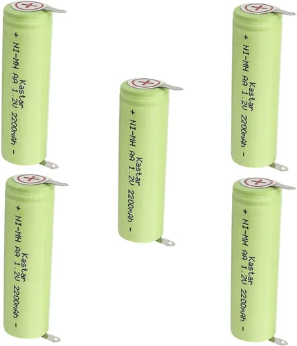 Vista 5 de Kastar Paquete de 1 batería Ni-MH de 1.2 V 2200 mAh compatible con Braun 7540 7570 7630 7680 7690 7765 7785 7795 Micron Vario 3 XP 5615 Dantona