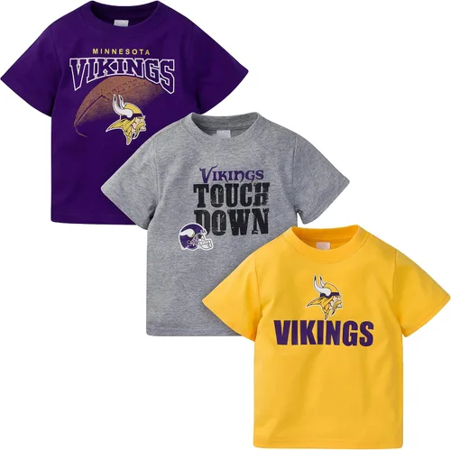 Vista 28 de Gerber Unisex Baby NFL 3 Pack Short Sleeve Team Fan Tee Shirt