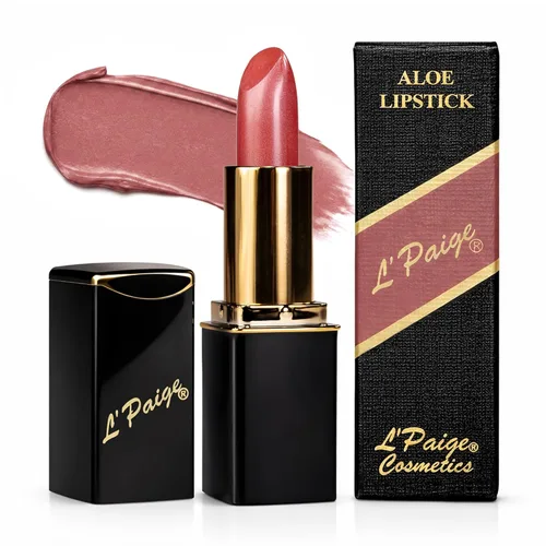 Vista 19 de L'Paige L02 - GRAPE ICE Designer Lipstick Base de aloe vera, de larga duración, hidratante Morado claro con acabado helado iridiscente