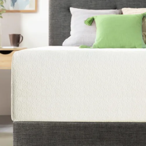 Vista 15 de Best Price Colchón de Espuma Viscoelástica de Té Verde para Niños y Adultos, Firmeza Media, Tamaño Completo de 5 Pulgadas, Bed-in-A-Box