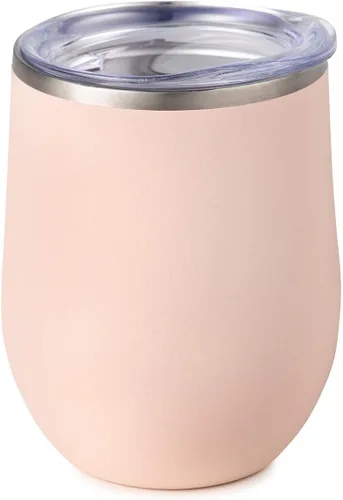 Vista 56 de Vaso de vino Maars Bev sin soporte de con paredes dobles aislantes al vacío de acero inoxidable de 12 onzas, Fucsia