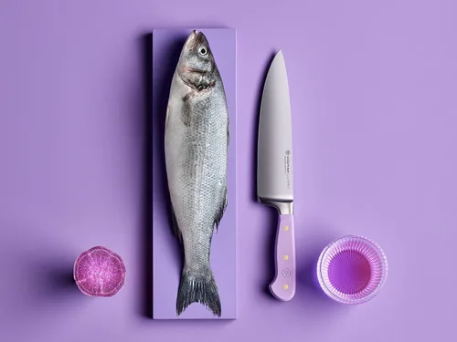 Vista 5 de WÜSTHOF Cuchillo de Chef Clásico Purple Yam de 8" Púrpura (Purple Yam)