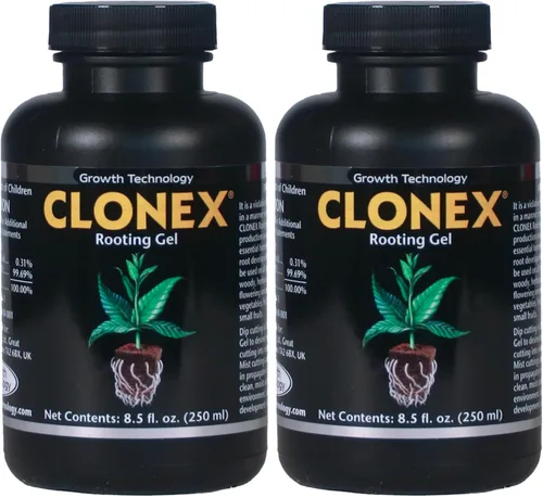 Vista 7 de Hydrodynamics International Clonex gel para raíces de 100 ml, Negro Para esquejes de plantas, contiene IBA, promueve la iniciación y el desarrollo