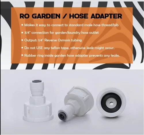 Vista 2 de 5 etapas de ósmosis inversa y desionización (RODI) Sistema de filtro de agua de arrecife de acuario - 100 GPD Purificador de agua para pecera