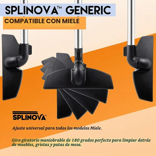Vista 2 de Miele Aspiradora Herramienta de Reemplazo de Cepillo para Piso de Parquet Negro Genérico SBB 300-3