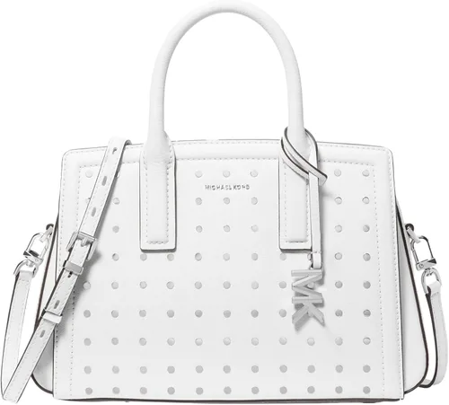 Vista 7 de Michael Kors - Laila, bolso pequeño para mujer Herrajes dorados/vainilla/bellota