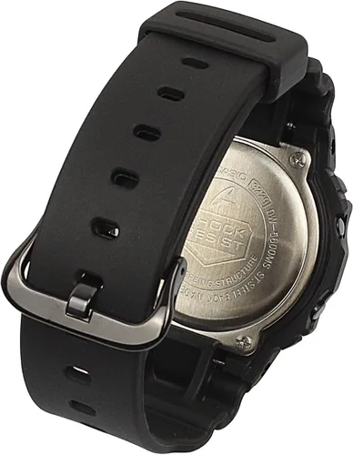 Vista 3 de Casio G-Shock Reloj Classic Collection para hombre #DW-5600MS-1, Blanco, Digital, movimiento de cuarzo