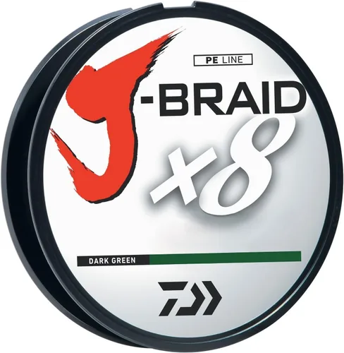 Vista 11 de Línea Trenzada Redonda Tejida de 8 Hilos Daiwa J-Braid 300M
