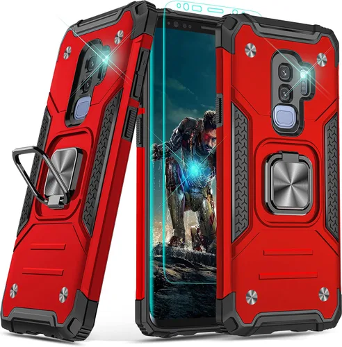 Vista 69 de YmhxcY Funda para Galaxy Note 8, funda para Galaxy Note 8 con protector de pantalla curvado 3D, fundas de grado armadura con soporte giratorio