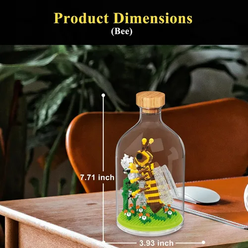 Vista 2 de Juego creativo de insectos para amigos, minianimales para adultos, regalo de fiesta para amigos, amantes de la naturaleza, decoración del hogar