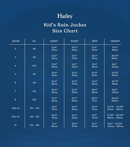 Vista 8 de Hatley Chaqueta impermeable unisex con cremallera para niños