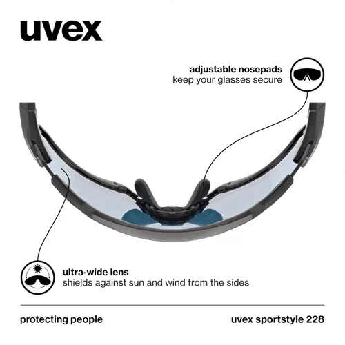 Vista 6 de Uvex Uvex Sportstyle 228 - Gafas deportivas unisex (paquete de 1)