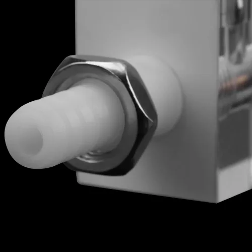 Vista 8 de Caudalímetro de gas de aire acrílico 2-20LPM con válvula de control para medir gas de control