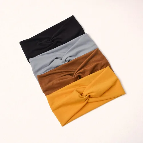 Vista 7 de Jesries Headbands for Women Non Slip Elastic Hair Bands Yoga Workout Running Sport Sweat Hair Wrap for Girls
