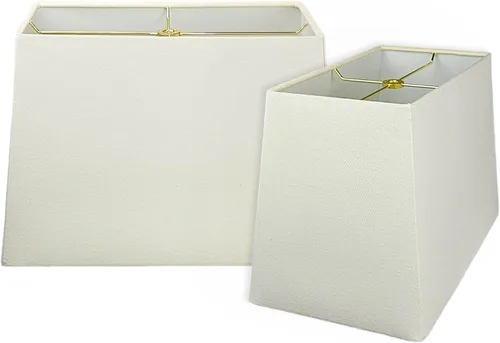 Vista 32 de Royal Designs, Inc. HB-613-12AGL Pantalla para lámpara de tapa dura rectangular, (5 x 10) x (8 x 12) x 9.5, Oro Antiguo