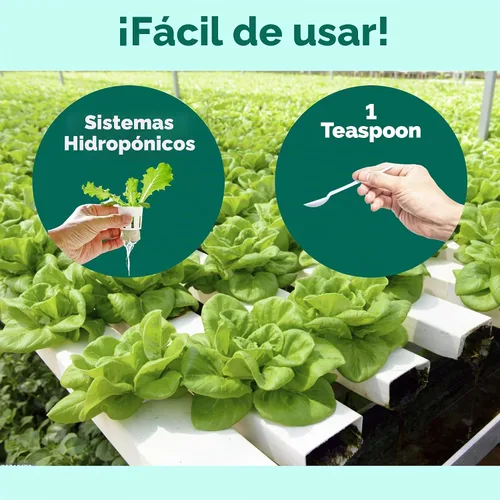 Vista 4 de Nutrientes Hidropónicos para Plantas Comestibles, Alimento Líquido Completo de Una Parte para Sistemas Hidropónicos, 8 oz (250mL) Fórmula de una