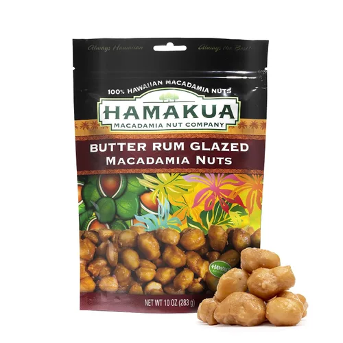Vista 10 de Hamakua - Nueces de macadamia - Chili picante - Cultivado en Hawai saborizado seco tostado medio y macadamia entera - Nueces de macadamia grandes