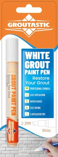Vista 18 de Pluma de lechada – Negro – Pluma de pintura y reparación de lechada para azulejos para baño y cocina, marcador de retoque de lechada impermeable