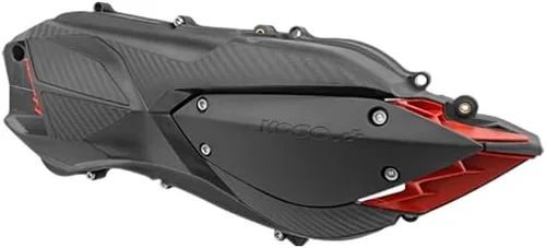 Vista 3 de Tapa de transmisión para Yamaha Zuma 125 2022-2024 y Yamaha NMAX 155 2020-2024 Negro