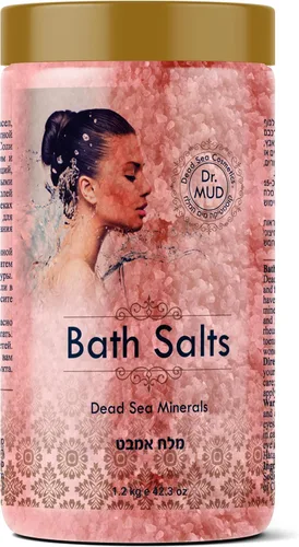 Vista 16 de Sal natural del mar muerto remojo de baño 100% rico en minerales, más minerales que la sal de Epsom, relajación profunda, desintoxicación, exfolia