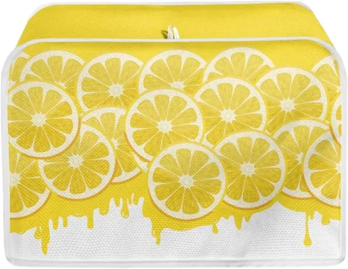 Vista 33 de chaqlin Cubierta para tostadora con estampado de chocolate, 2 rebanadas, resistente a las manchas, cubierta para horno de pan de diseño divertido