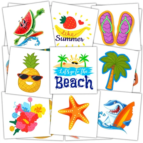 Vista 14 de JCFIRE Decoraciones del 4 de julio, 100 piezas de tatuajes temporales para niños y adultos, decoraciones patrióticas, accesorios del 4 de julio