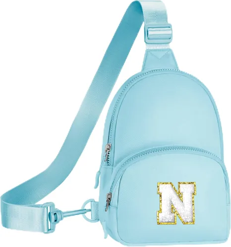 Vista 58 de YOOLIFE Bolso bandolera con inicial, bolsas pequeñas para niñas y mujeres, regalos para adolescentes, niñas, adolescentes, novia, dama de honor