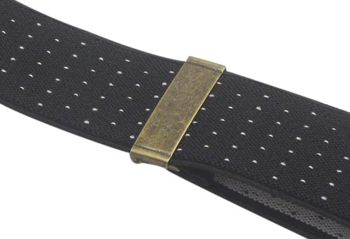 Vista 4 de Tirantes para hombre 4 ganchos giratorios fuertes tirantes ajustables elástico cómodo correa resistente estilo X Gratis