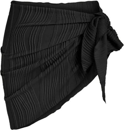 Vista 32 de ZAFUL - Pareo de mujer, pareo de playa, pareo transparente para bikini, pareo de gasa para traje de baño 0- Café