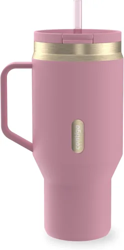 Vista 18 de Contigo SnapSeal - Botella de agua de acero inoxidable de 14 onzas con aislamiento al vacío con tapa de cierre automático a prueba de fugas
