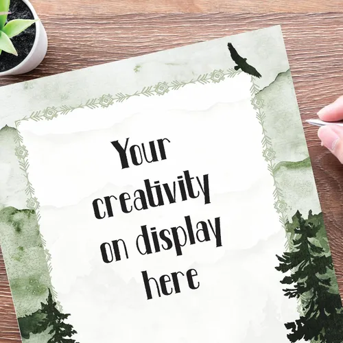 Vista 5 de The Great Outdoors Papel para impresora láser y de inyección de tinta con membrete (paquete de 100)