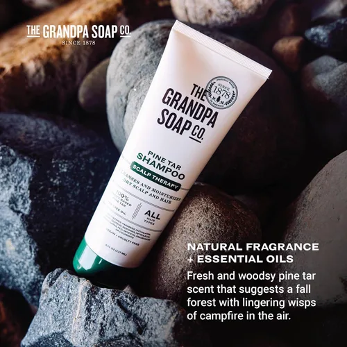 Vista 5 de Champú Grandpas Soap Wonder Pine Tar, 8 FZ