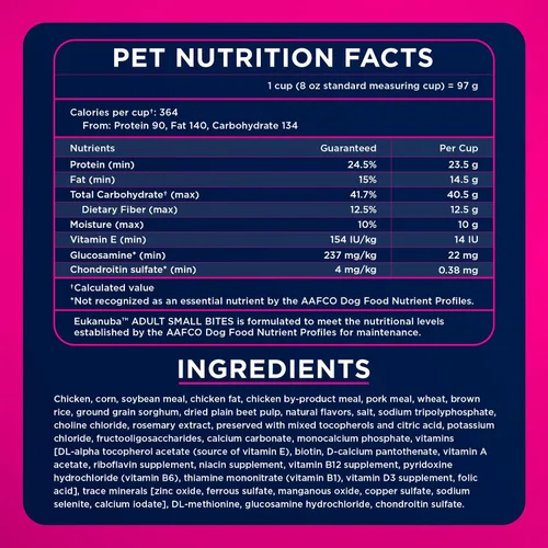 Vista 11 de Eukanuba Adult Small Bites, comida seca para perro en bolsa de 4.5 lb