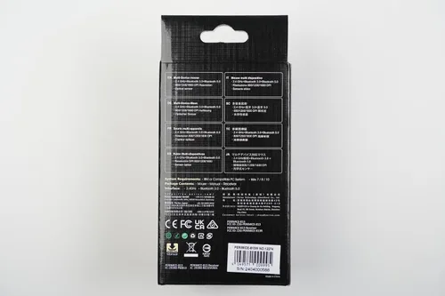 Vista 3 de Perixx PERIMICE-813W - Mouse vertical Bluetooth - Especificaciones inalámbricas 3 en 1 para múltiples dispositivos, bolsa de transporte de viaje